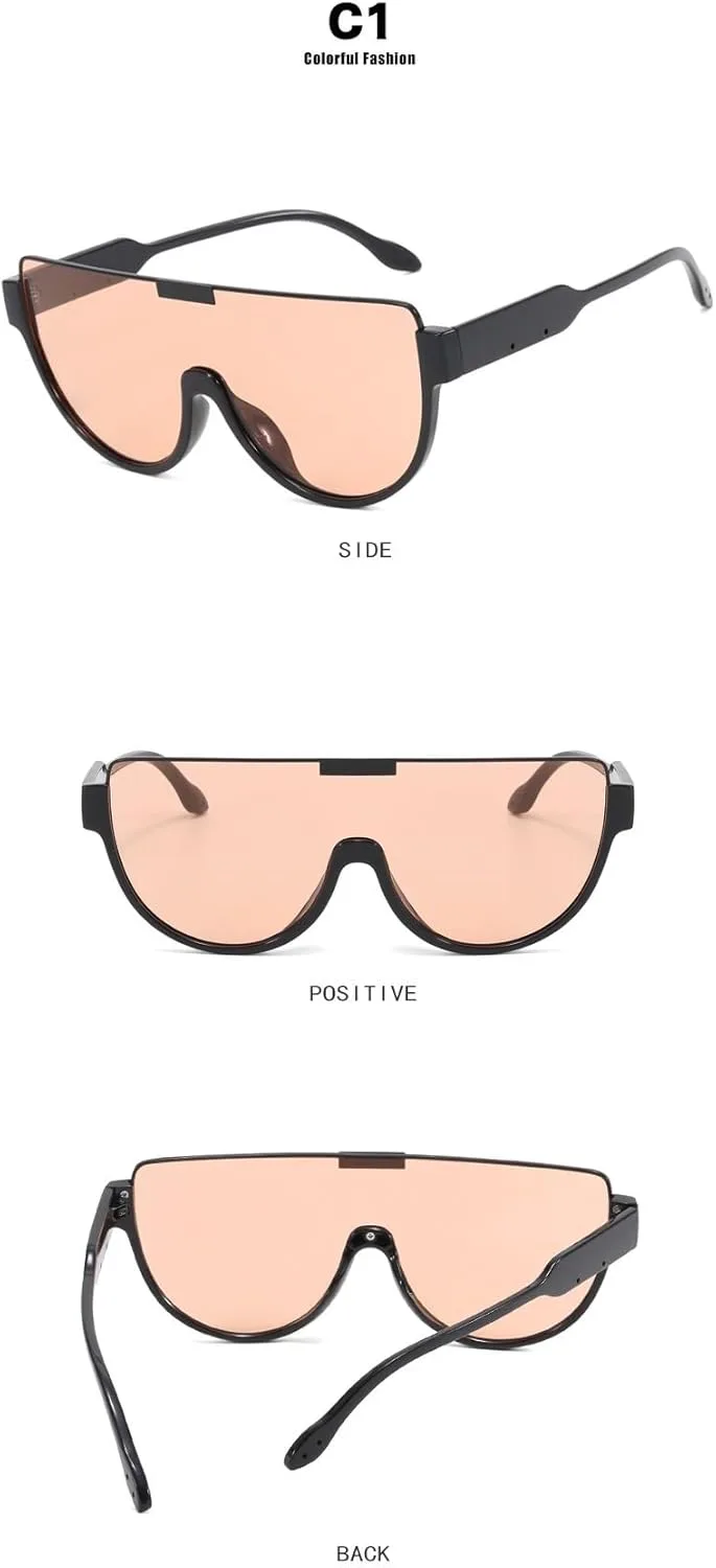 

Мужские солнцезащитные очки большого размера для активного отдыха на природе, для отпуска, для поездок, для покупок, женские солнцезащитные очки Generic, Clear