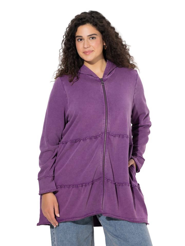 

Ulla Popken Толстовка баклажанового цвета