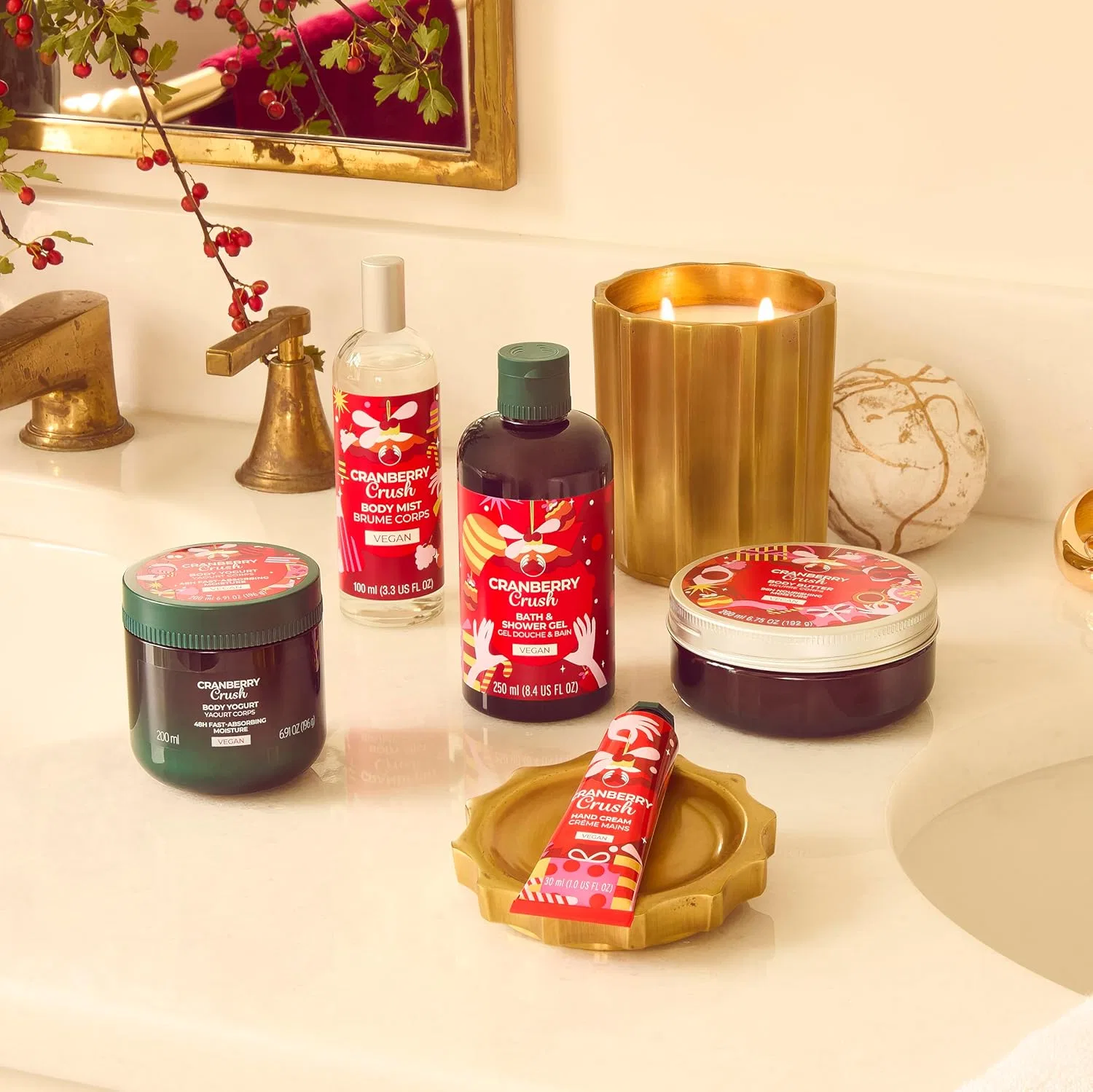 Крем-масло для тела «Cranberry Crush» от The Body Shop (200 мл) The Body Shop — фото 3