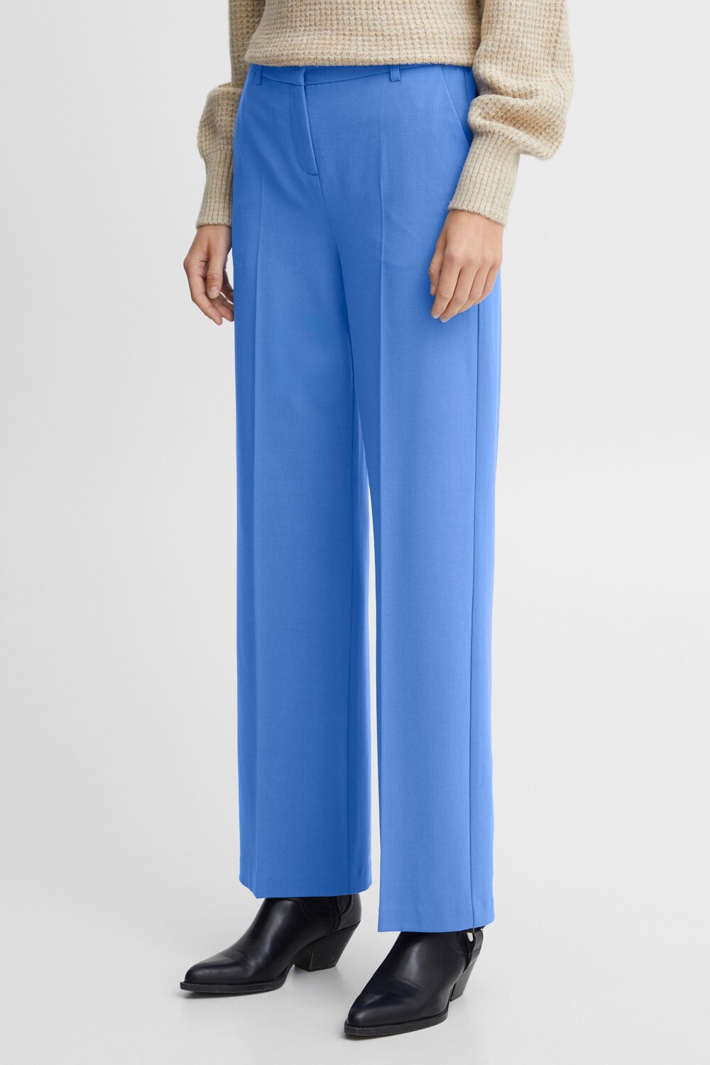 

Брюки b.young Bundfaltenhose BYDANTA WIDE LEG PANTS 2 20806640, синий