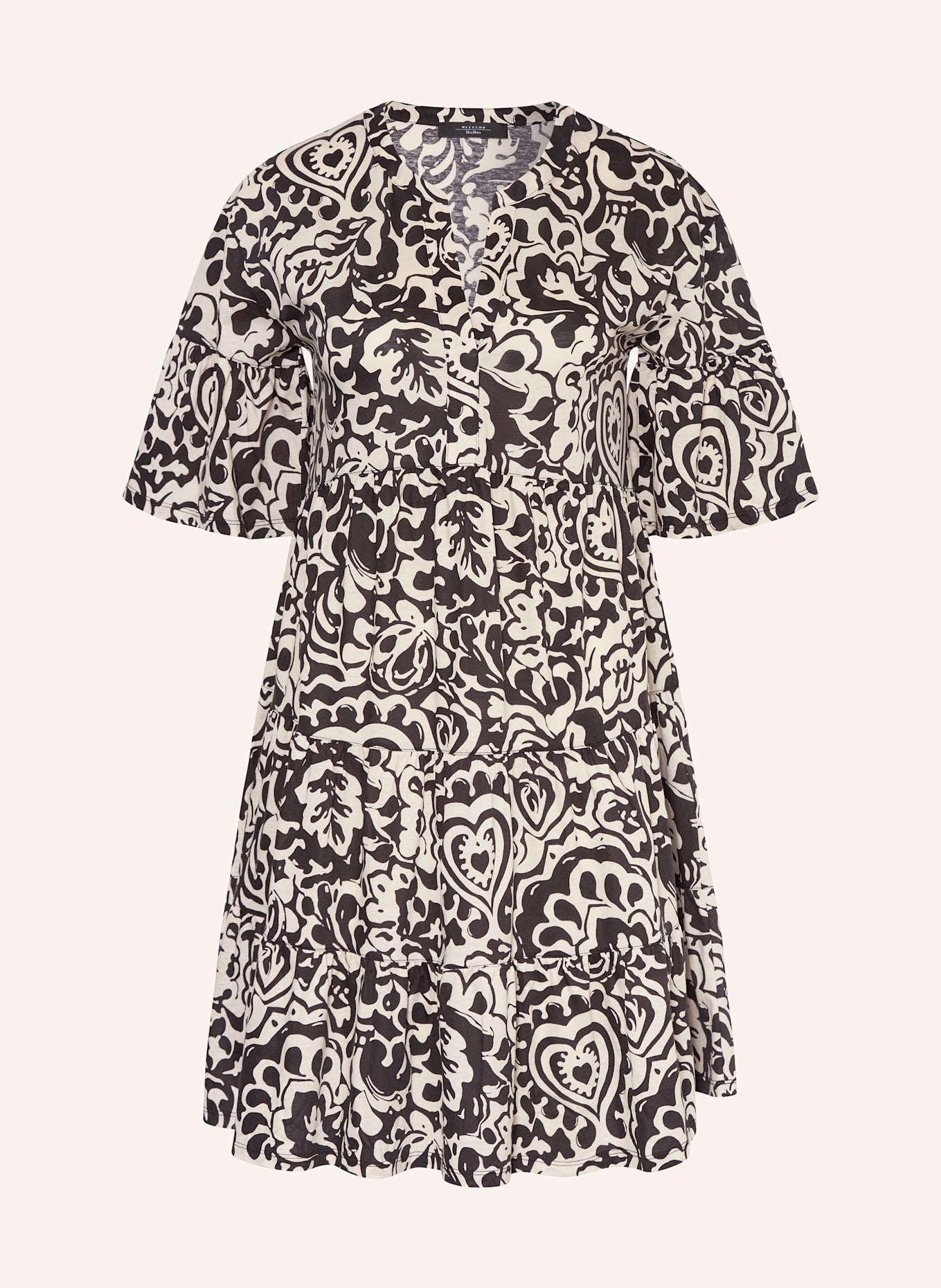 

Платье из джерси ely Weekend Max Mara, черный