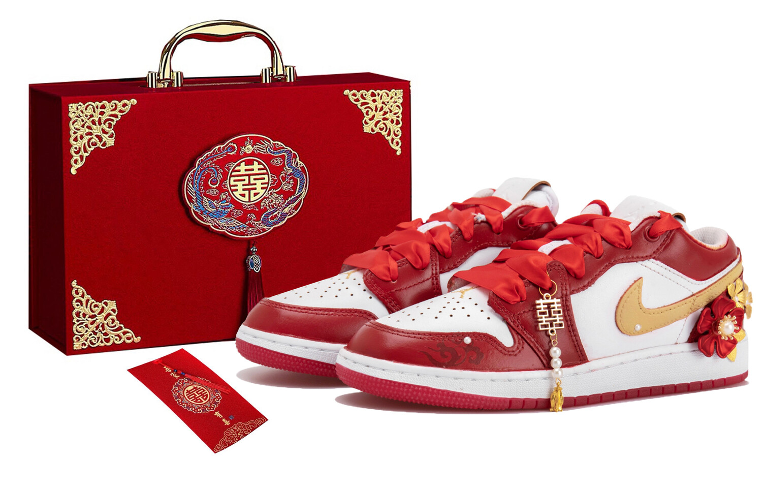 

Кроссовки Air Jordan 1 Vintage Basketball Shoes Women's Low-top White/Gold/Red, золотой, Желтый, Кроссовки Air Jordan 1 Vintage Basketball Shoes Women's Low-top White/Gold/Red, золотой