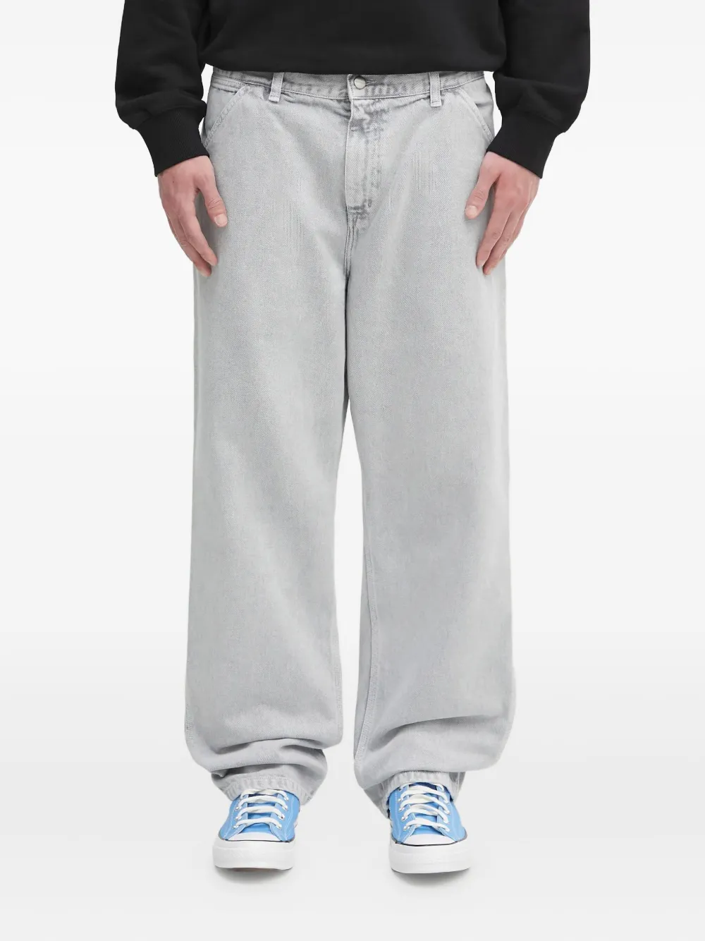 

Джинсы плотника Single Knee с двумя карманами CARHARTT WIP, серый