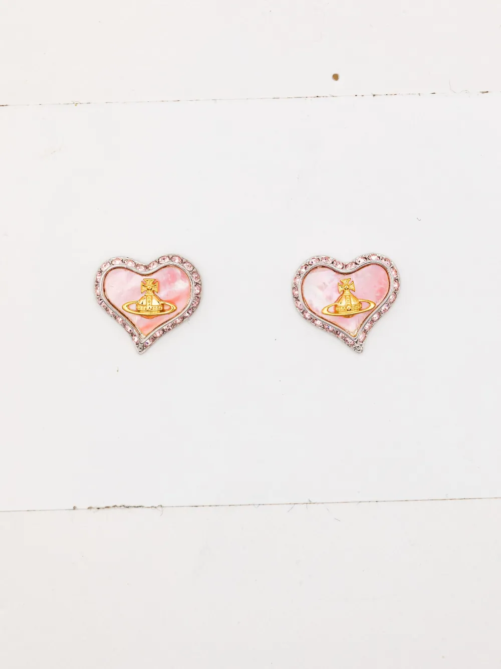 

Серьги в форме сердца Vivienne Westwood, серебряный