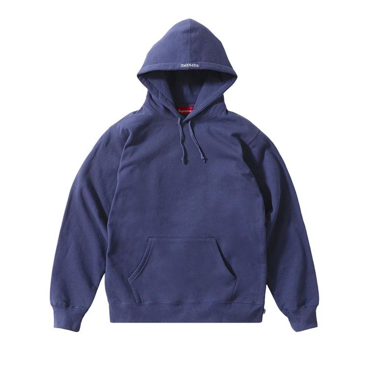 

Толстовка Supreme Malcolm X Hooded Sweatshirt, Washed Navy