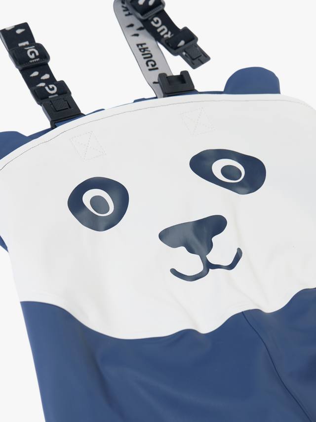 Детские непромокаемые штаны Puddle Buster Frugi, Navy Blue/Panda — фото 4