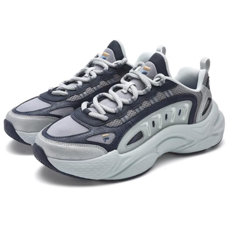 Кроссовки FILA FUSION SKY TRAIL DX Fishbone Head Lifestyle Shoes Men Low-top Gray/Blue, серый/синий — фото 3