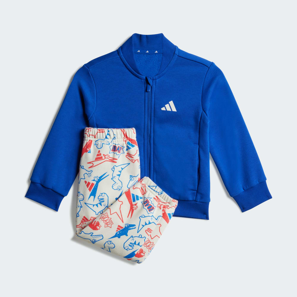 

Комплект Adidas Seasonal Essentials Adiraptor Fleece Track Suit Kids, цвет Royal Blue