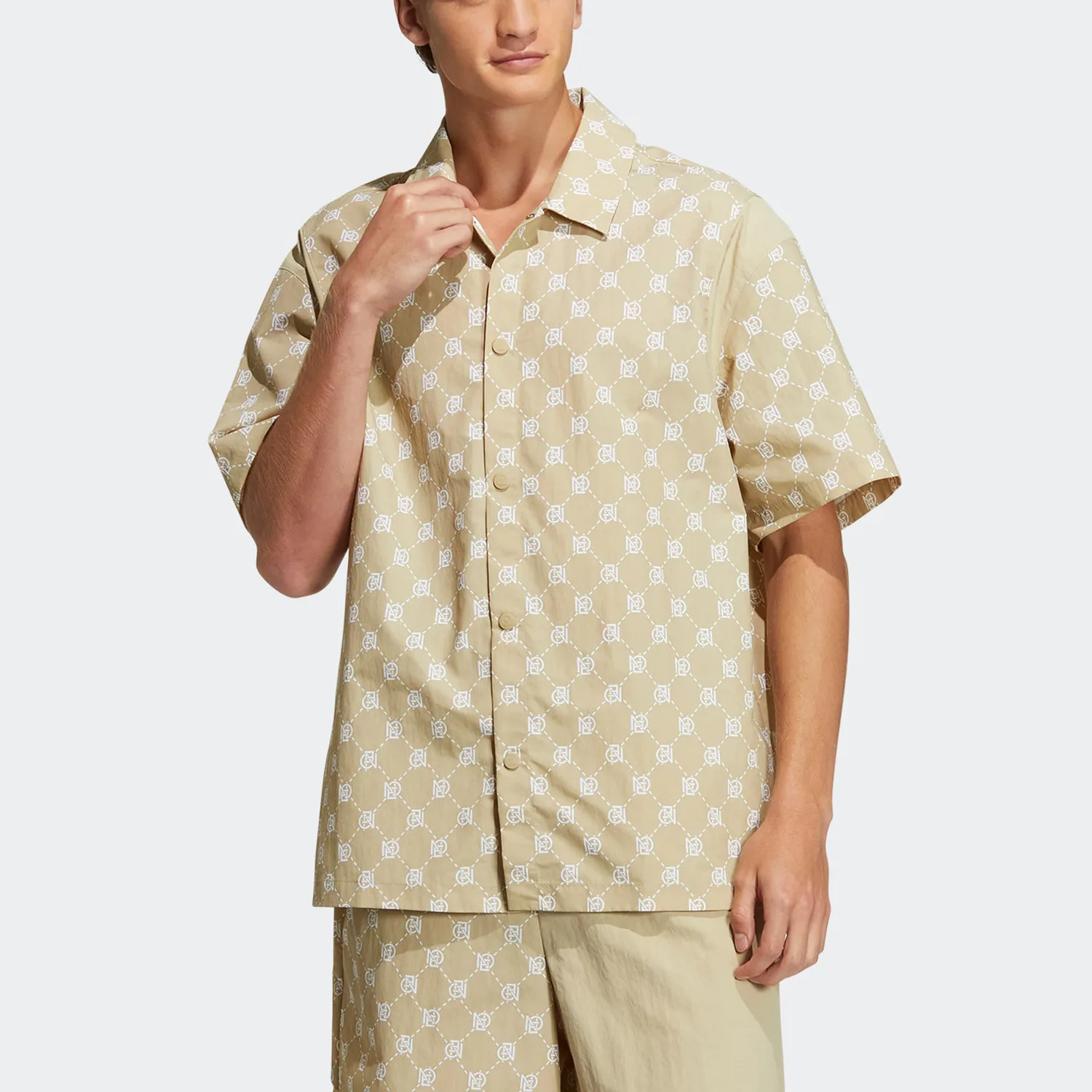 Adidas Neo Рубашка Men's Grassland Brown — фото 3