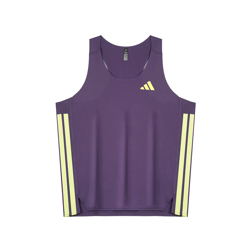 Майка Adidas с U-образным вырезом фиолетовая