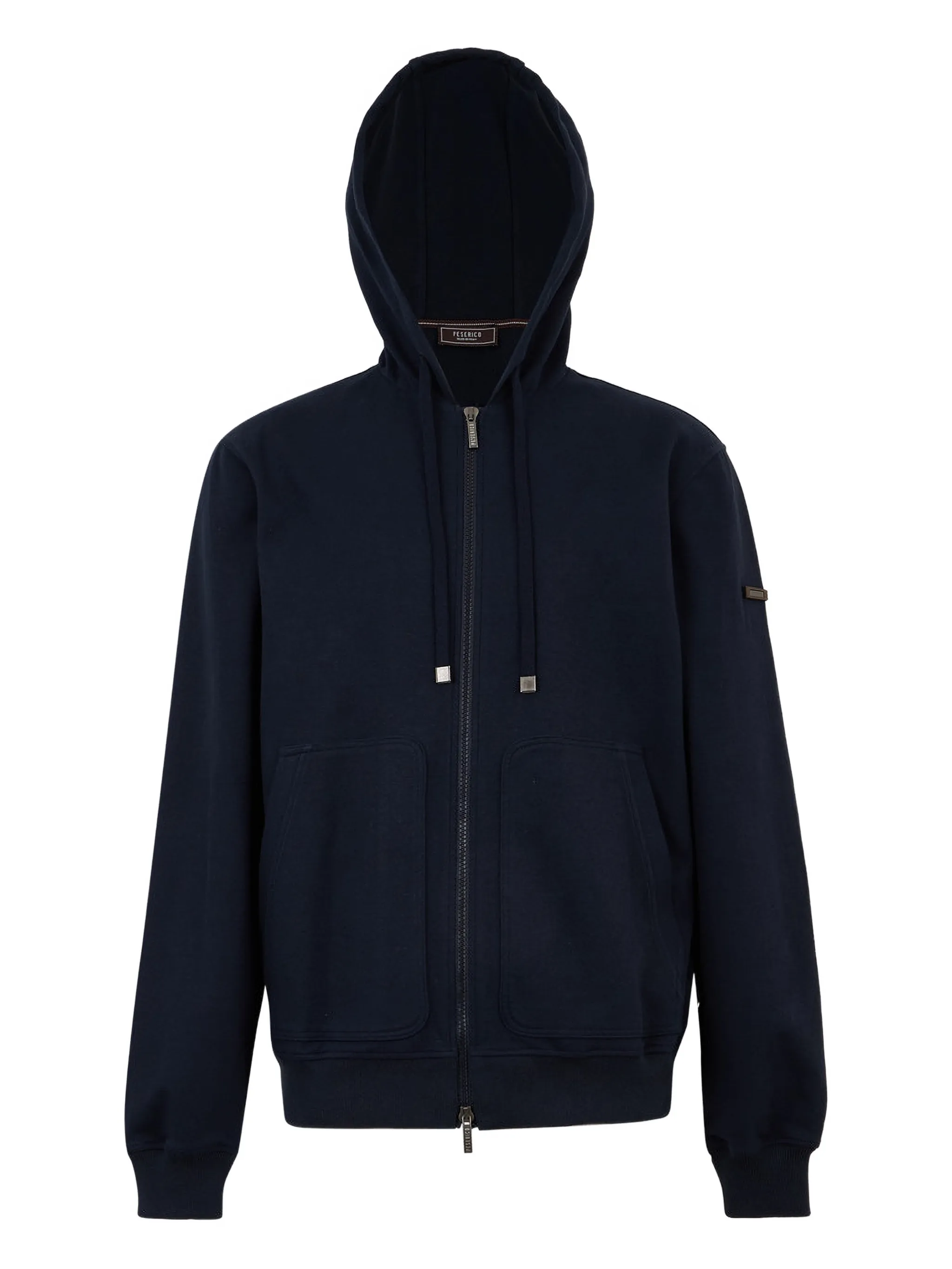 

Худи на молнии Peserico, синий