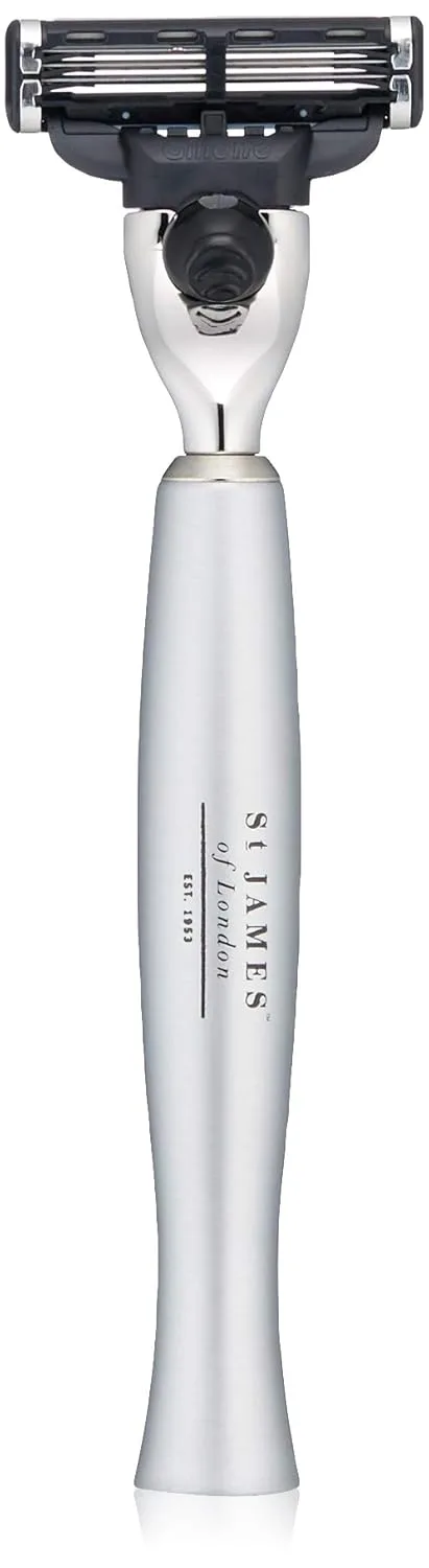 St James of London Cheeky B'Stard Mach III Brushed Metal