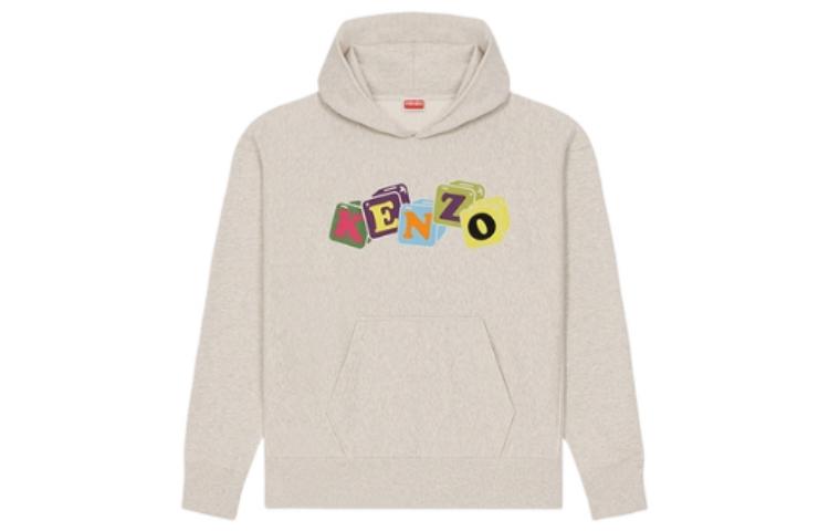 

Боке бой оверсайз худи KENZO, светло-серый