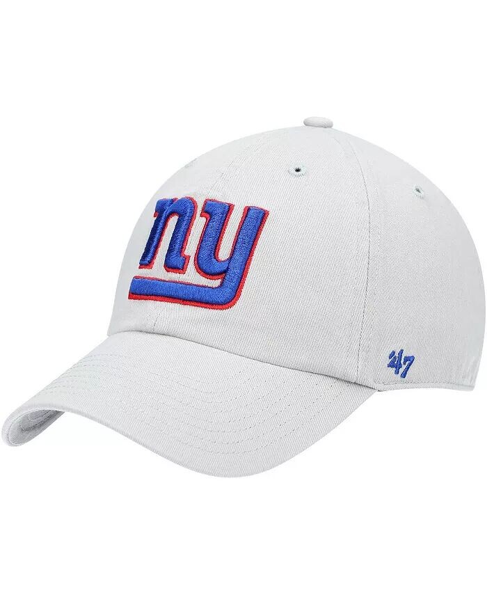 

Мужская серая регулируемая кепка New York Giants Team Clean Up '47 Brand