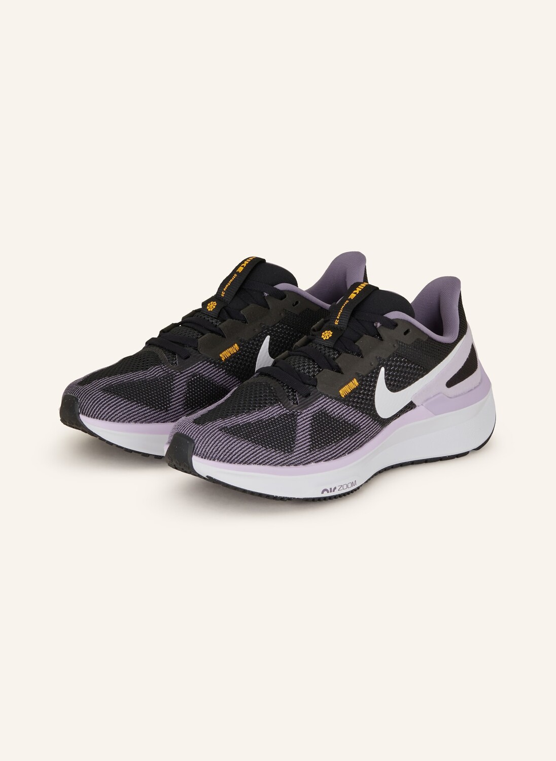 

Кроссовки air zoom structure 25 Nike, цвет SCHWARZ/LILA/WEISS