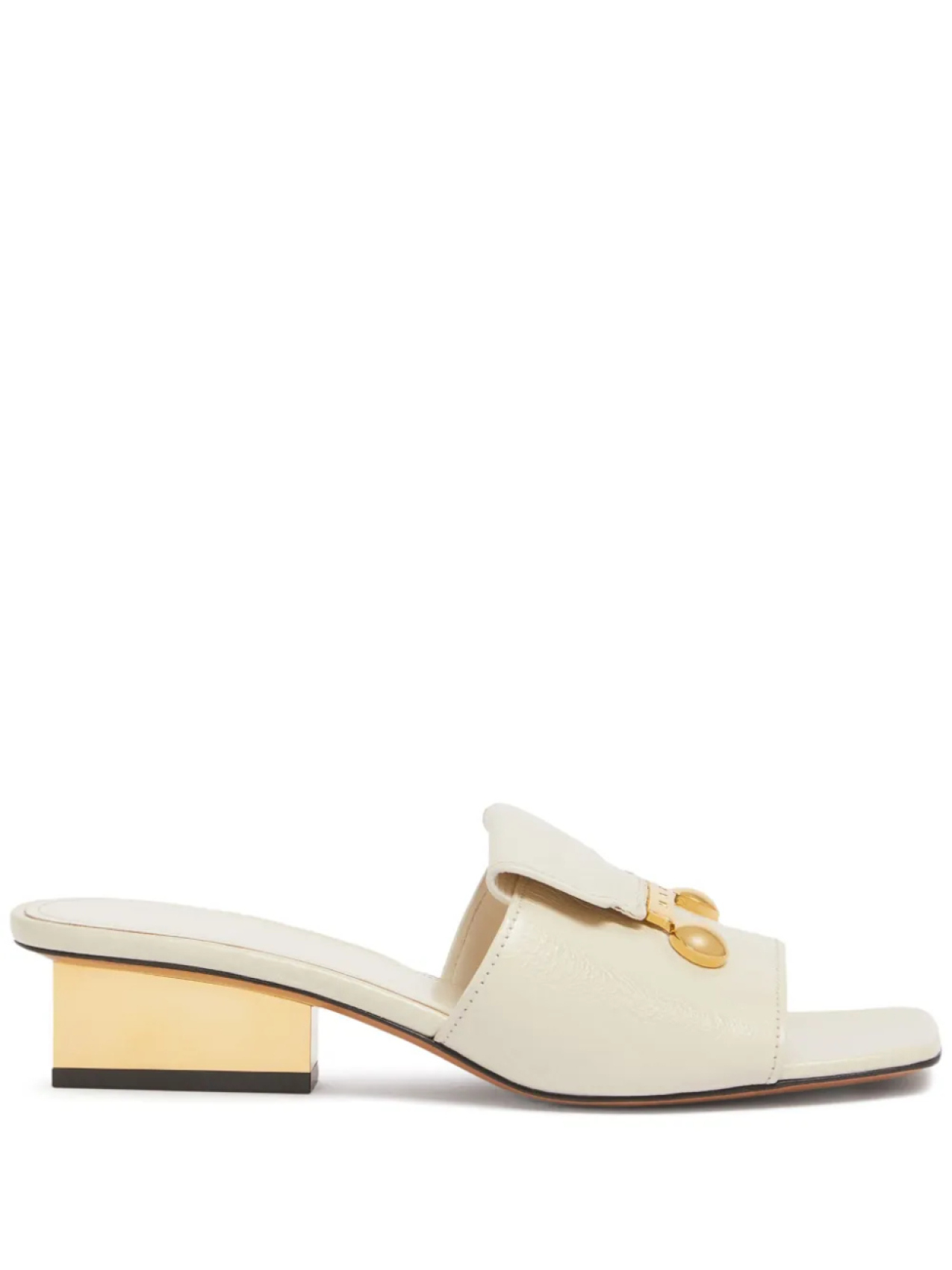 Кожаные сандалии Marni, нейтральный