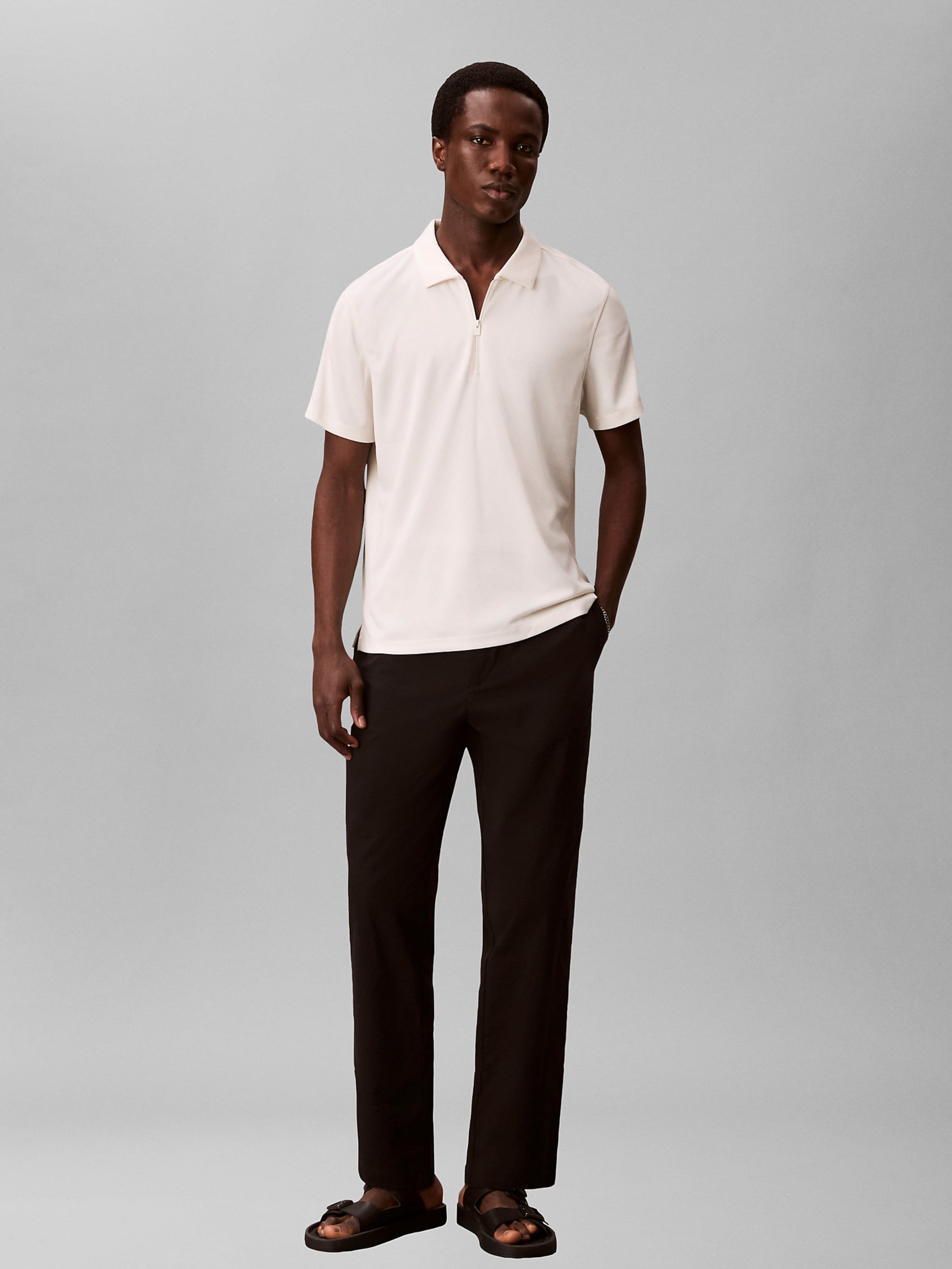 Calvin Klein Футболка из шерсти белая — фото 3