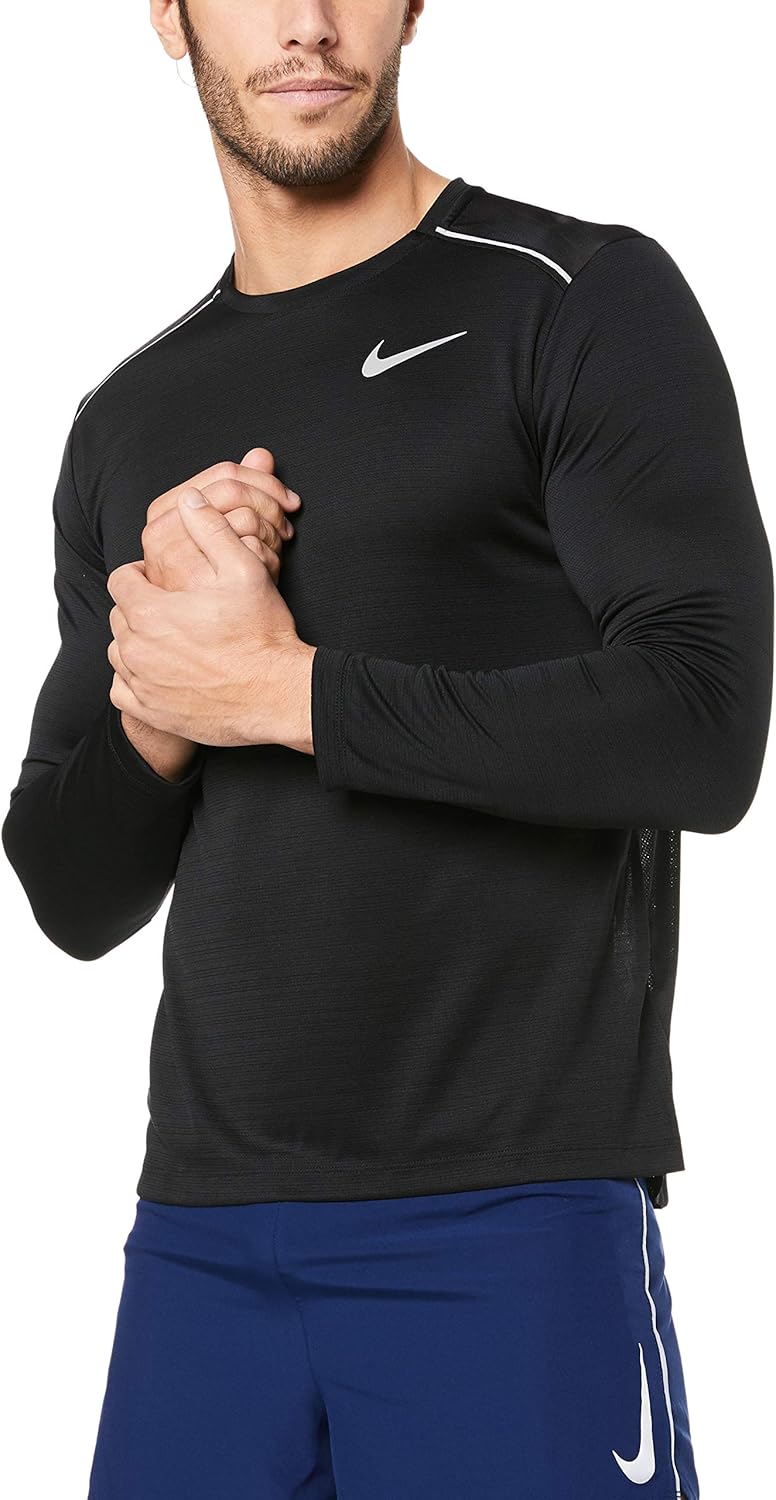 

Nike мужские M Nk Dry Miler Top Ls, Black, Черный, Nike мужские M Nk Dry Miler Top Ls, Black