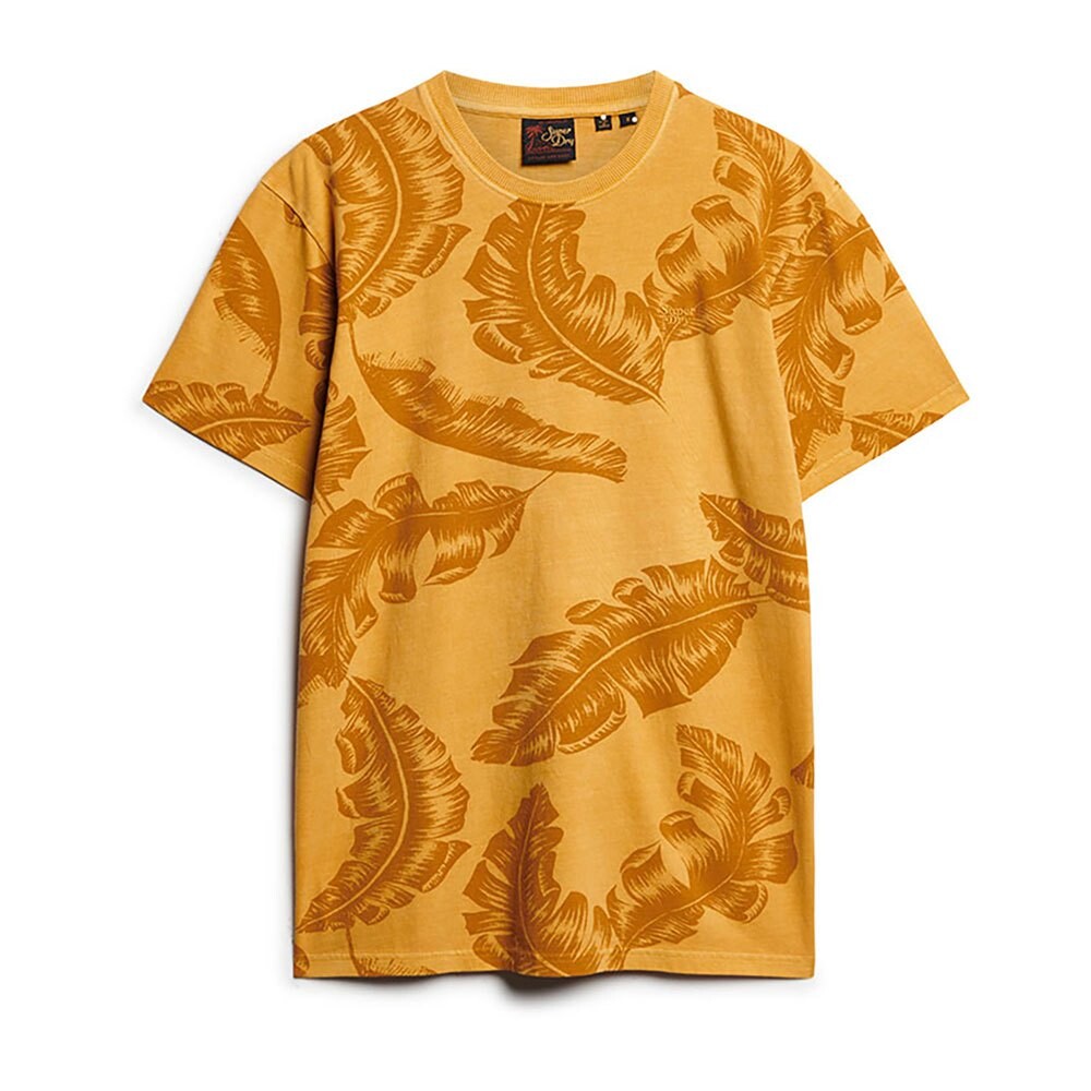 Футболка с коротким рукавом Superdry Vintage Overdye Printed, желтый — фото 3