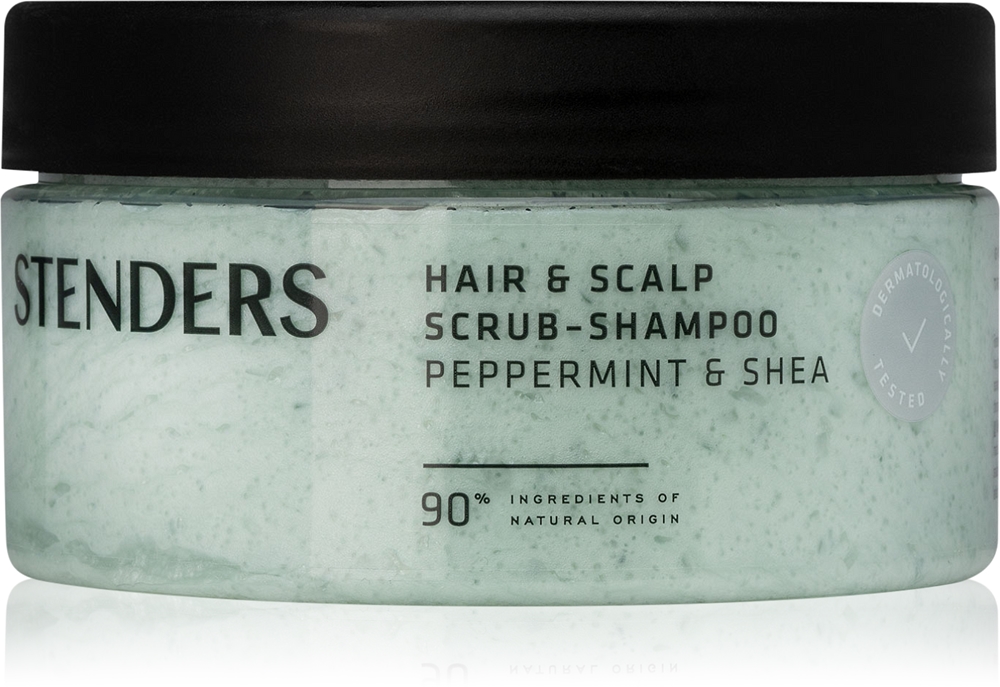 

Освежающий очищающий эксфолиант с перечной мятой и маслом ши для волос и кожи головы Stenders, 300 гр