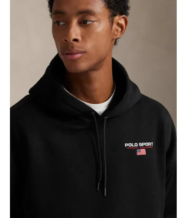 Толстовка relaxed fit Polo Ralph Lauren, черный — фото 4