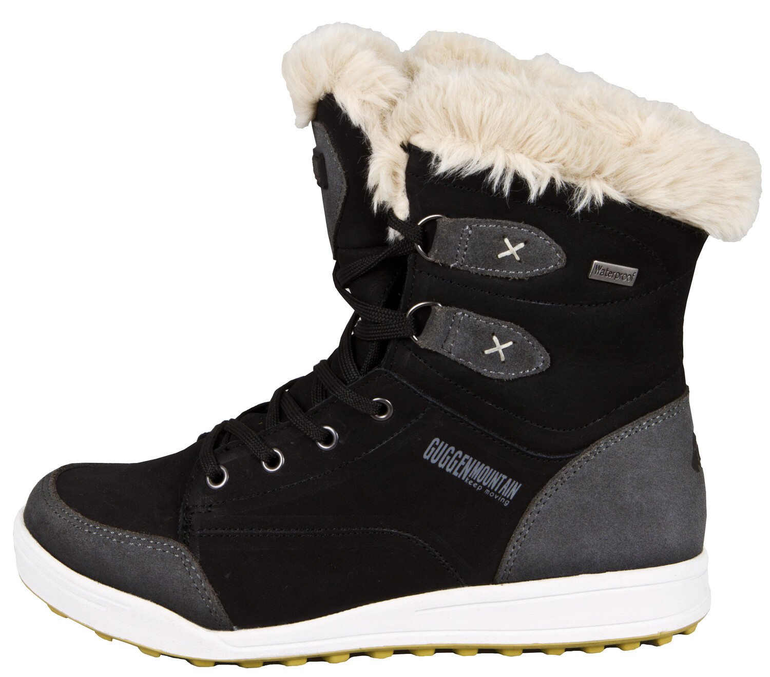 

Ботинки GUGGEN MOUNTAIN Winterstiefel Uni, черный