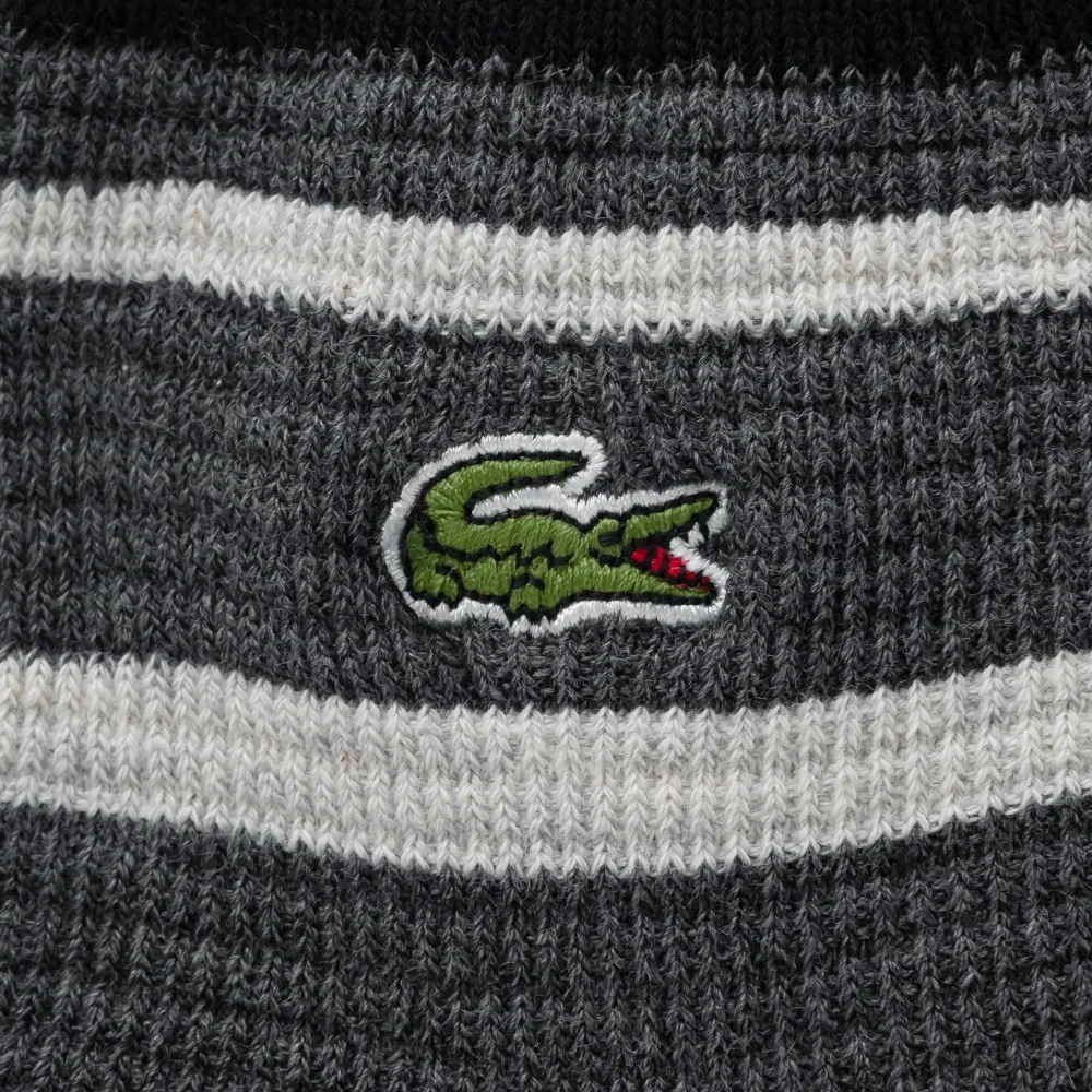 Носки Lacoste мужские средней длины вафельные, хлопок, серый — фото 2