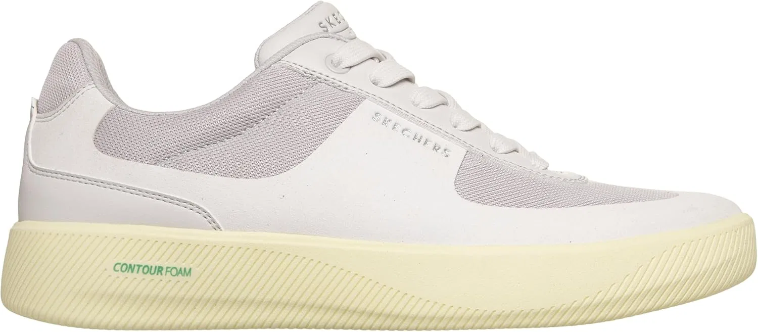 Мужские кроссовки Skechers Arch Fit Court Break Comodo Comfort, Grey Lime — фото 4