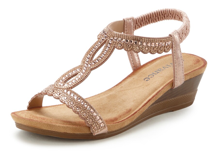 Сандалии VIVANCE, Rose gold