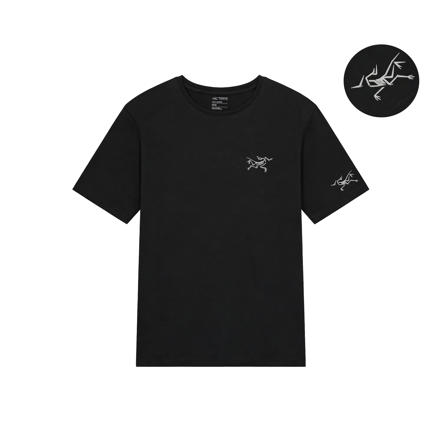 Футболка хлопковая KRAGG бренда Arcteryx черный — фото 3