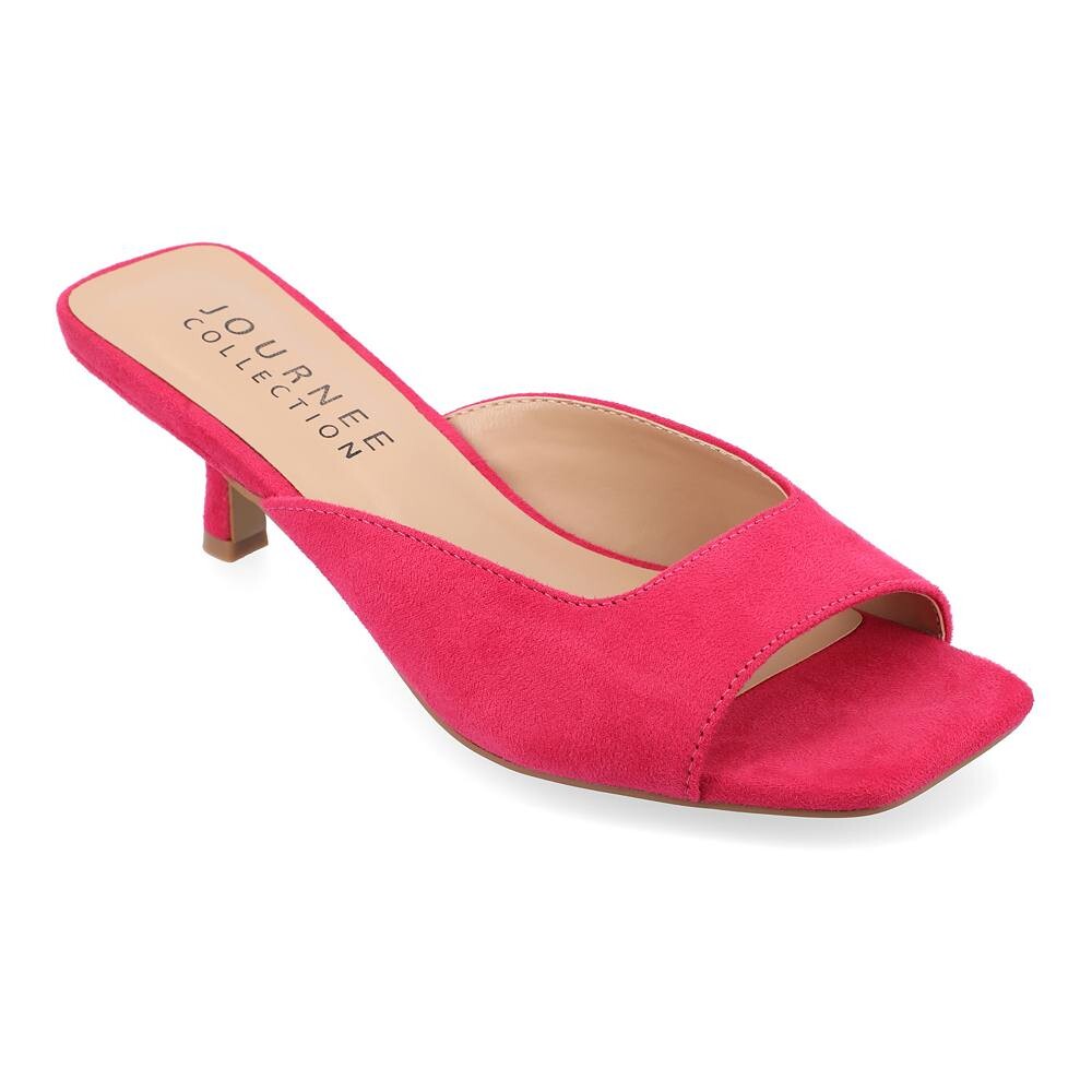 

Женские сандалии в форме котенка Journee Collection Larna, цвет Fuchsia