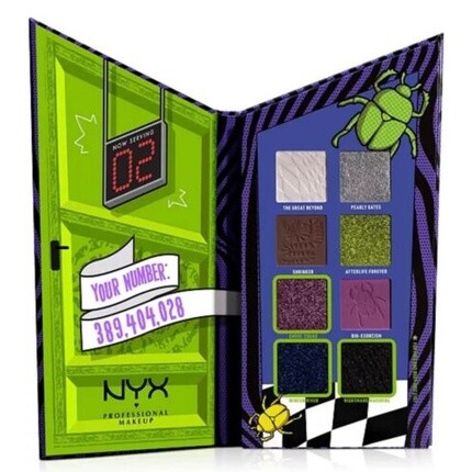 

Палитра теней для век Beetlejuice Цвет для недавно умерших NYX