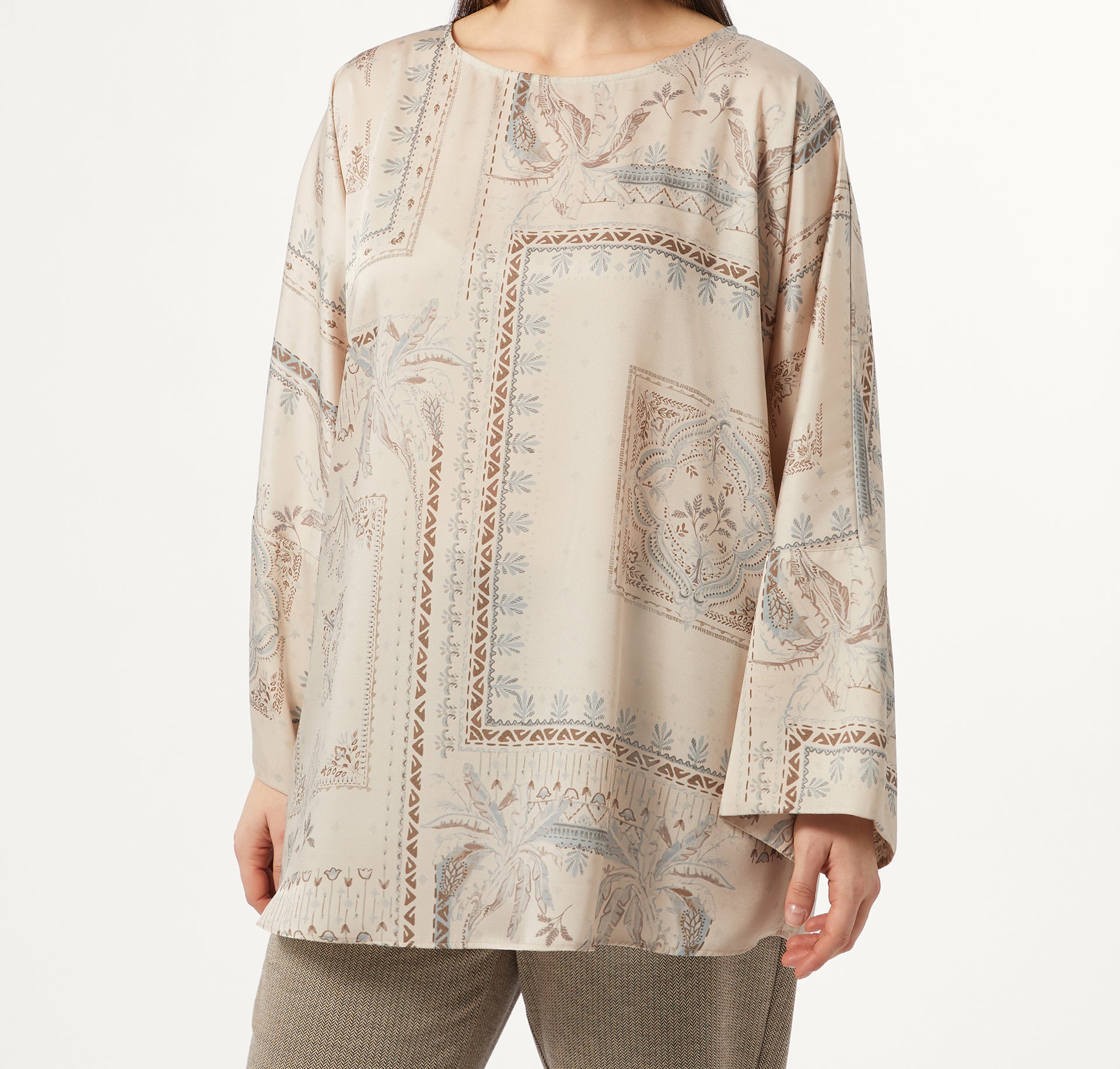 

Блузка SALATO Marina Rinaldi, бежевый