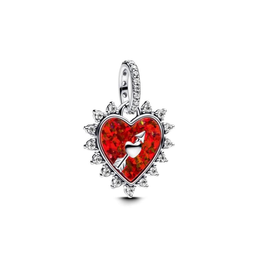 

Шарм Pandora Spinnable Arrow Heart Dangle Charm, стерлинговое серебро