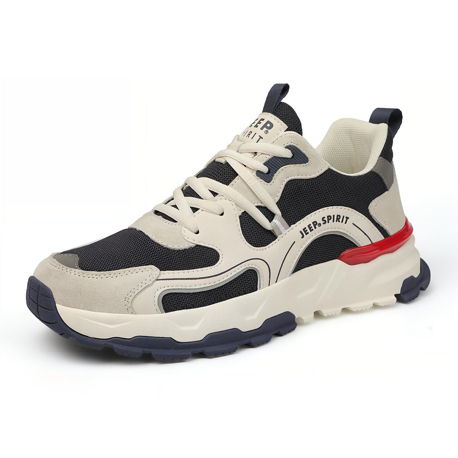 Кроссовки JEEP SPIRIT Lifestyle Shoes Men Low-top, черный — фото 3