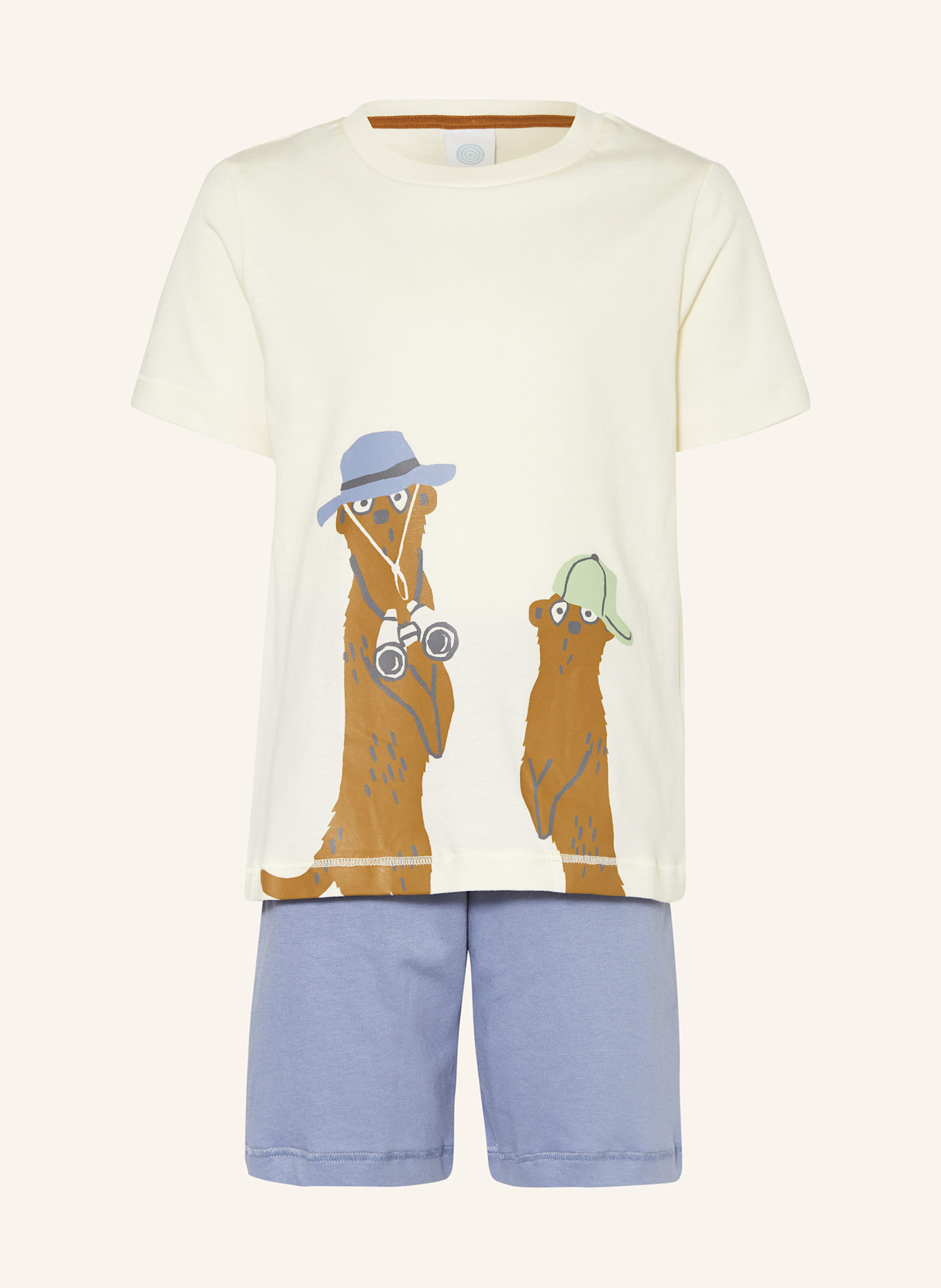 

Короткая пижама Sanetta, мультиколор