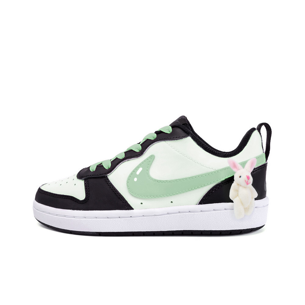 

Кроссовки Nike Court Borough Skateboarding Shoes Women's Low-top Green/Black/White, светло-зеленый