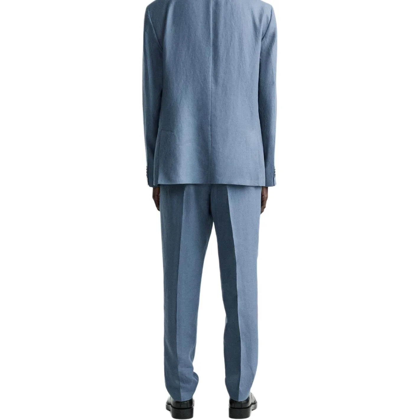 ZARA Брюки мужские Blue/Asphalt Gray — фото 4