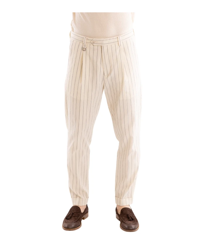 

Узкие брюки Paolo Pecora, бежевый