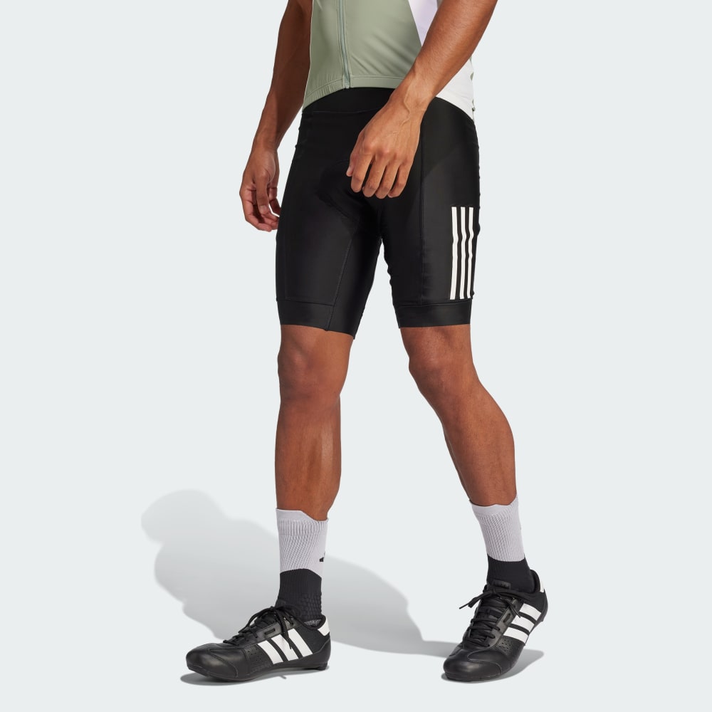 

Спортивные шорты-леггинсы Adidas Essentials 3-Stripes Padded Cycling Shorts, черный