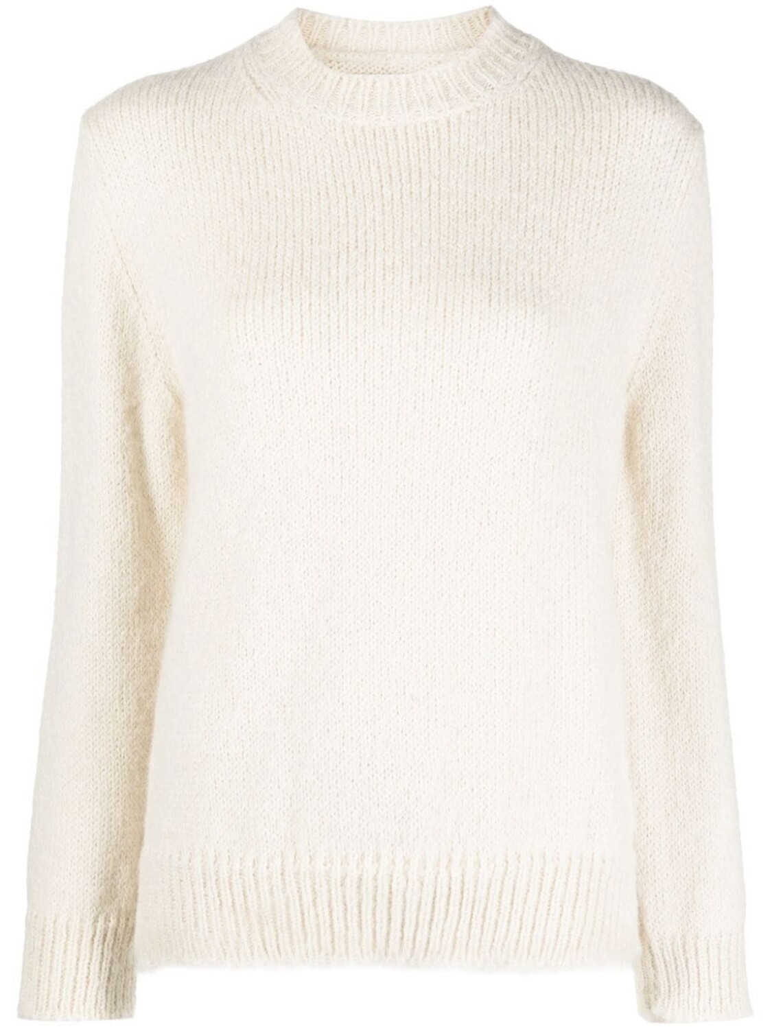 

Jil Sander джемпер с круглым вырезом, белый