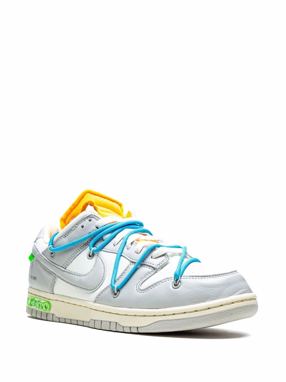 Кроссовки Dunk Low из коллаборации с Off-White Nike X Off-White, серый — фото 2