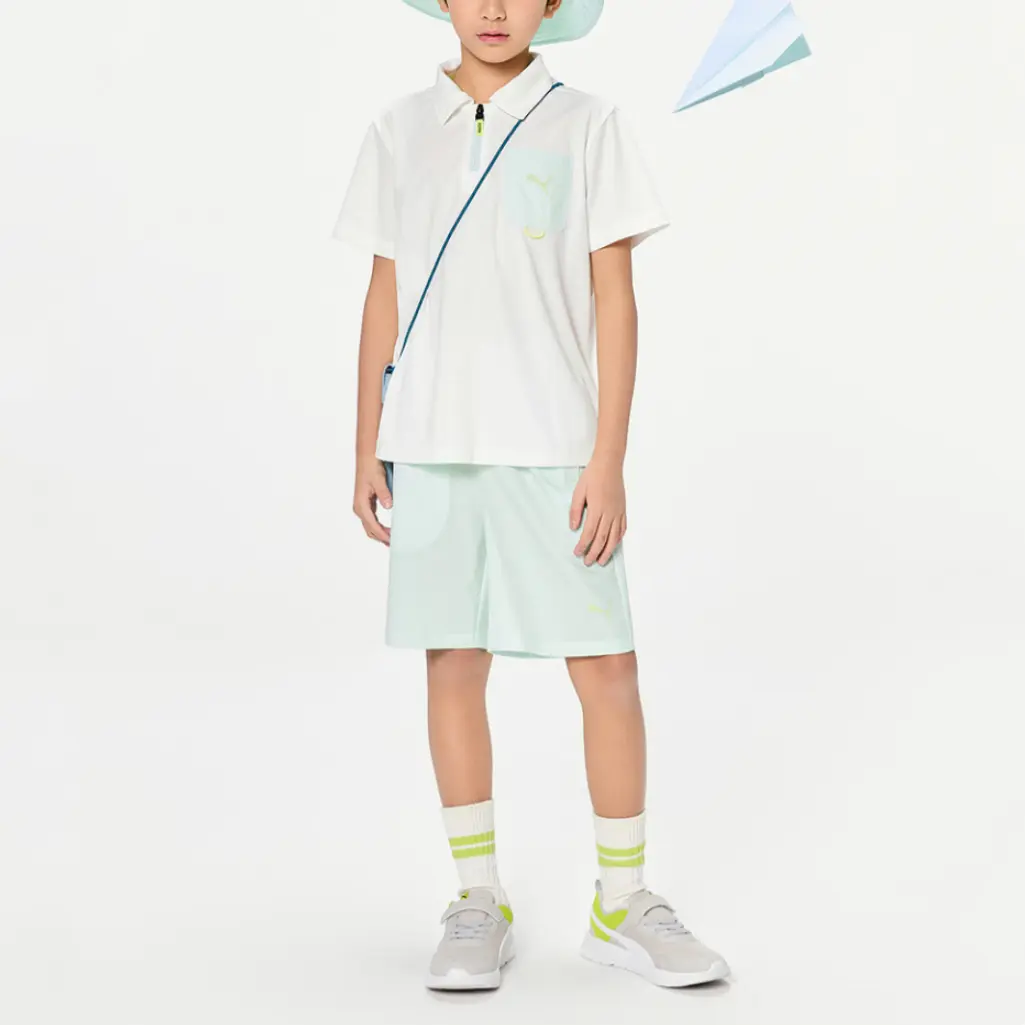 PUMA Повседневная спортивная одежда performance ss25 raw white kids' — фото 4