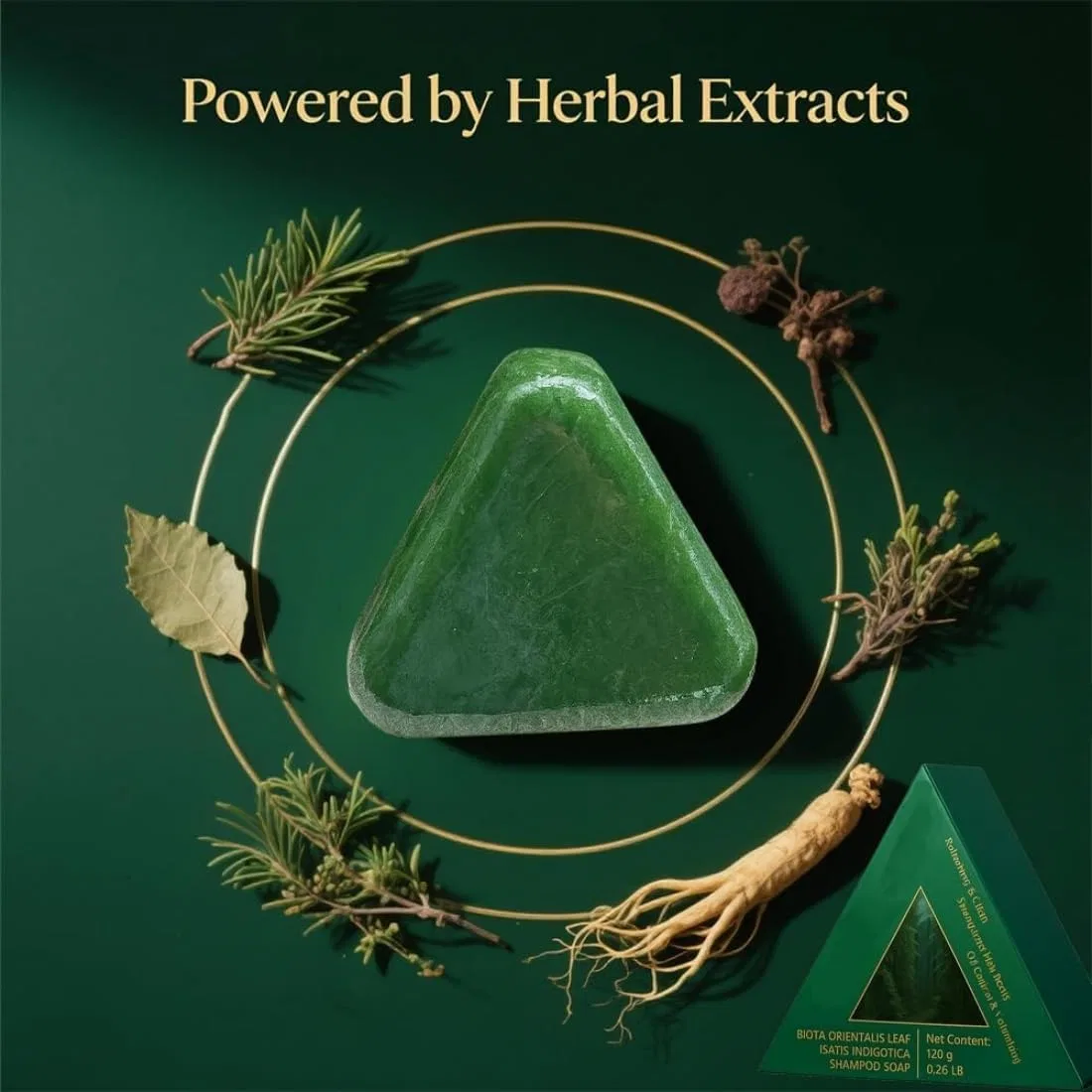 Твердый шампунь Nature Triangle с рисом и травой Усмана Nnbwlmaee, 2Cps — фото 2