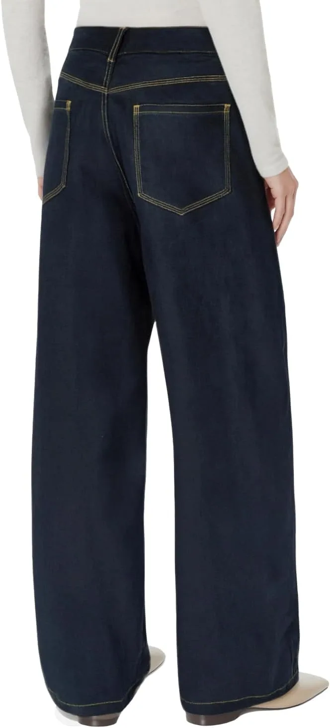 Женские джинсы Wide Leg High Waist Casual Loose Boyfriend — фото 2