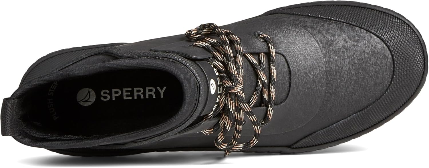 Мужские дождевые ботинки Sperry Torrent с шнуровкой, черный — фото 2