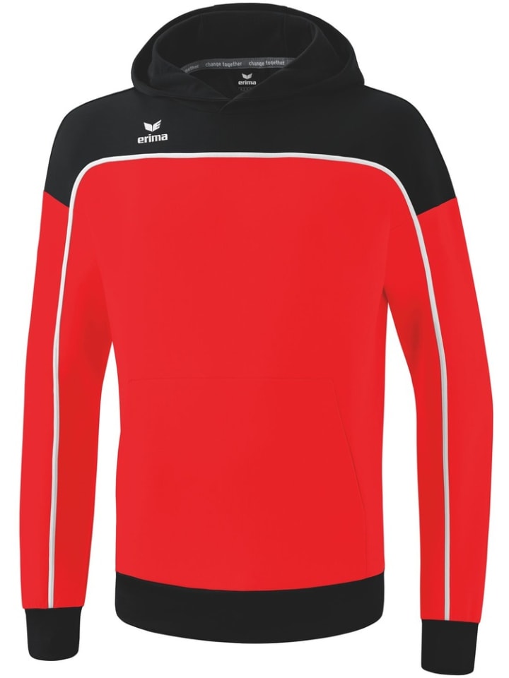 

Детская спортивная куртка "Change By Erima hooded sweatshirt" красного цвета erima