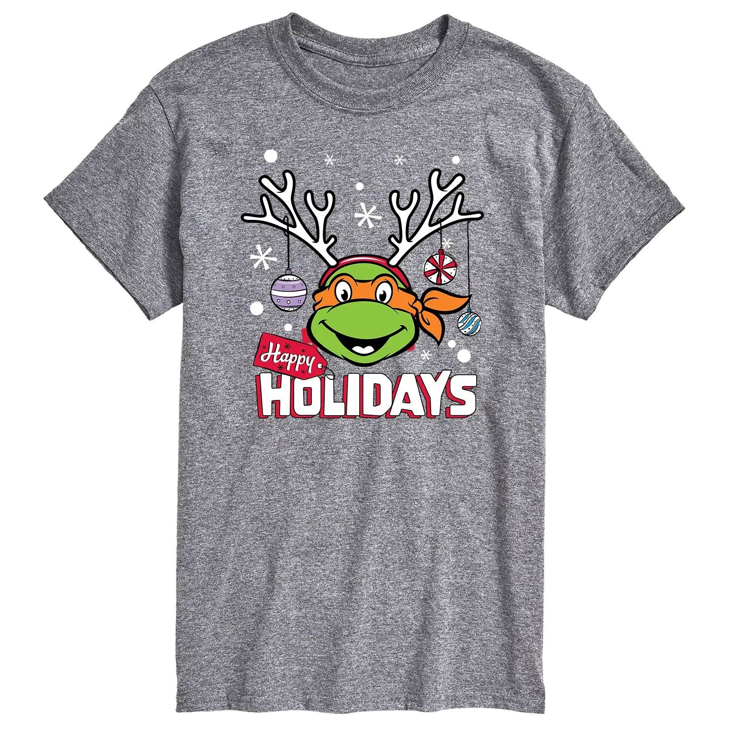 

Мужская футболка TMNT Happy Holidays Licensed Character