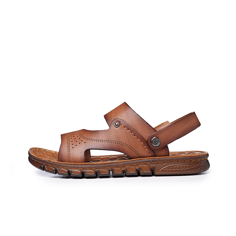 Сандалии LAORENTOU Beach Sandals Men, хаки — фото 4