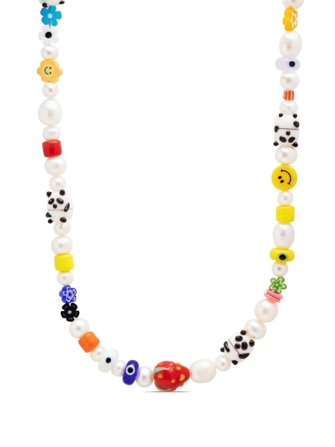 

Колье Panda с жемчугом Nialaya Jewelry, белый